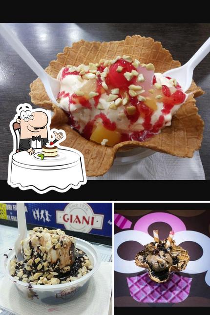 Giani Ice Cream Parlour offers a range of sweet dishes