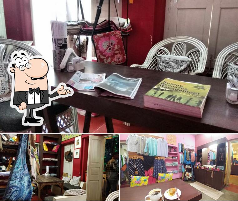The interior of Open Hand Cafe & Shop Varanasi