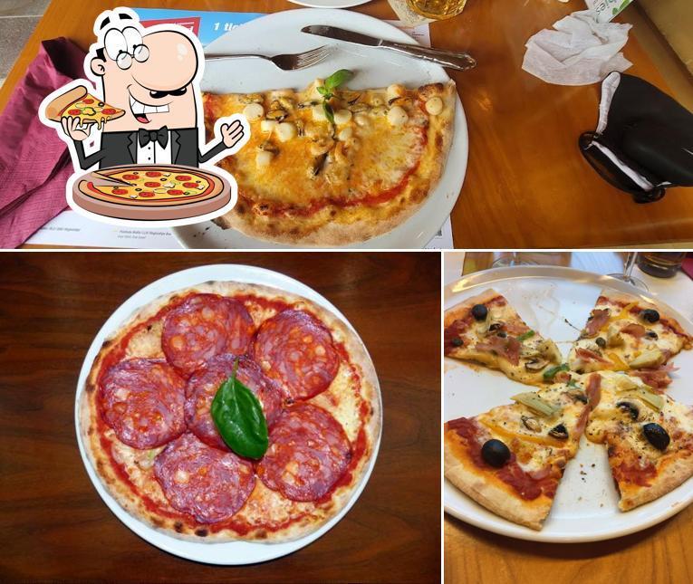 Scegli una pizza a Bahnhofbuffet Non Solo Treno