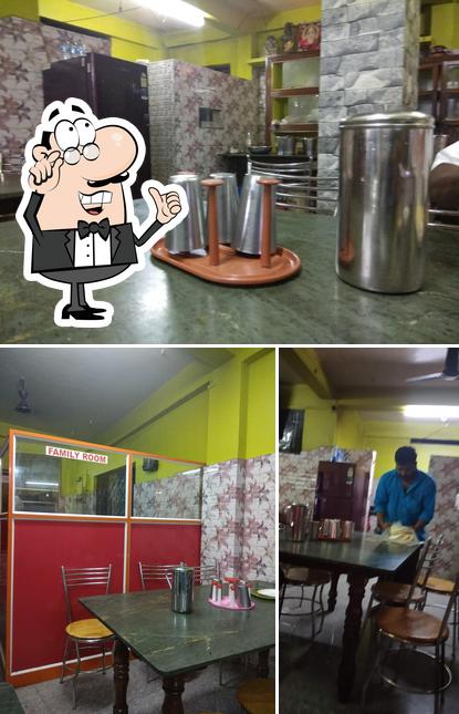 The interior of Ambadi Hotel