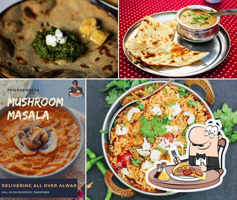 Get pizza at Foji Raj Dhaba