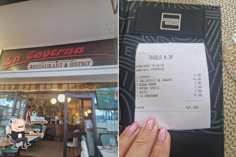 Gli interni di La Taverna Bistro'