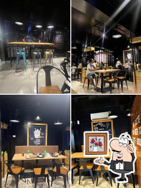 The interior of Resto Chikeys Guruvayoor