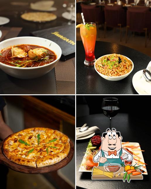 Spaghetti bolognese at Swagath Restaurant & Bar