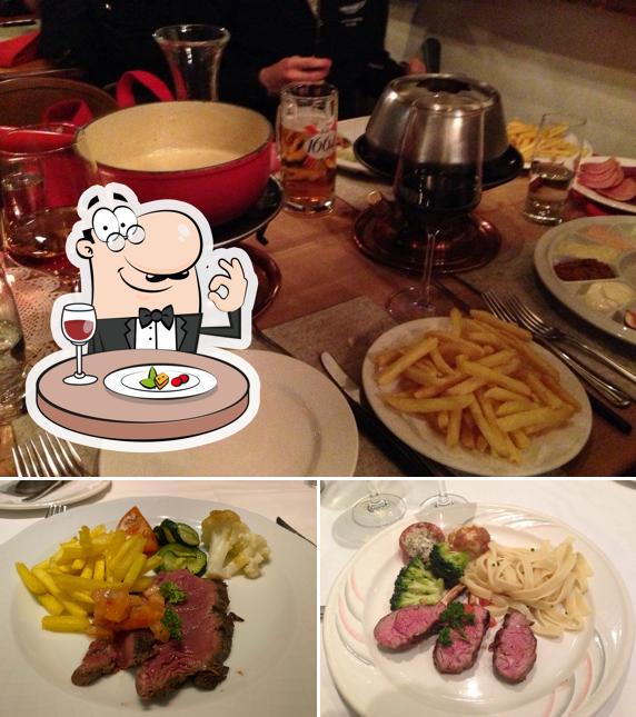 Platti al Restaurant Chez Max Julen