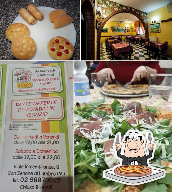 Ordina tra le svariate varianti di pizza