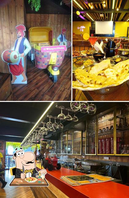 The restaurant's food and exterior