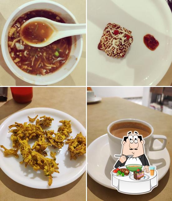 Hot and sour soup at Gayatri Inn