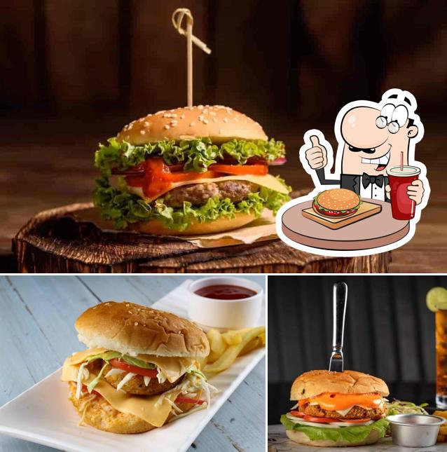 Try out a burger at Burger Lane
