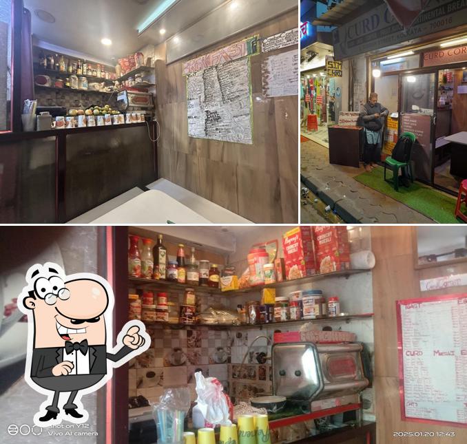 The interior of Curd Corner