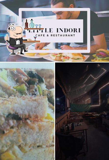 The interior of Little Indori Cafe & Restaurant
