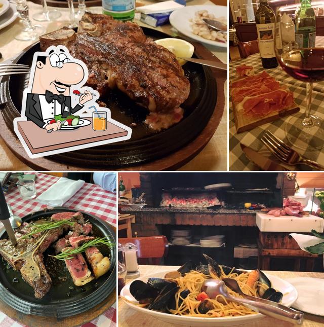 Platti al Osteria Braceria Villa Antigone