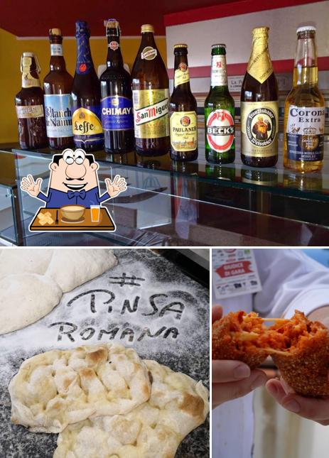 Tra le diverse cose da PIZZERIA L'ANGOLO SCANDIANO si possono trovare la cibo e birra