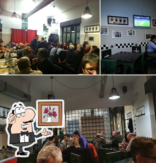 Gli interni di Maybe Pub