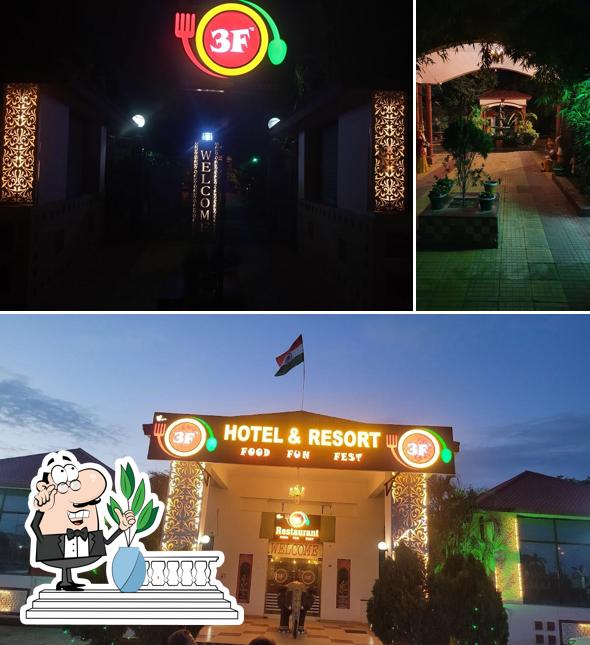 The exterior of 3f's hotel & Resort
