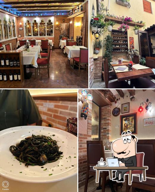 Gli interni di Trattoria Agli Artisti