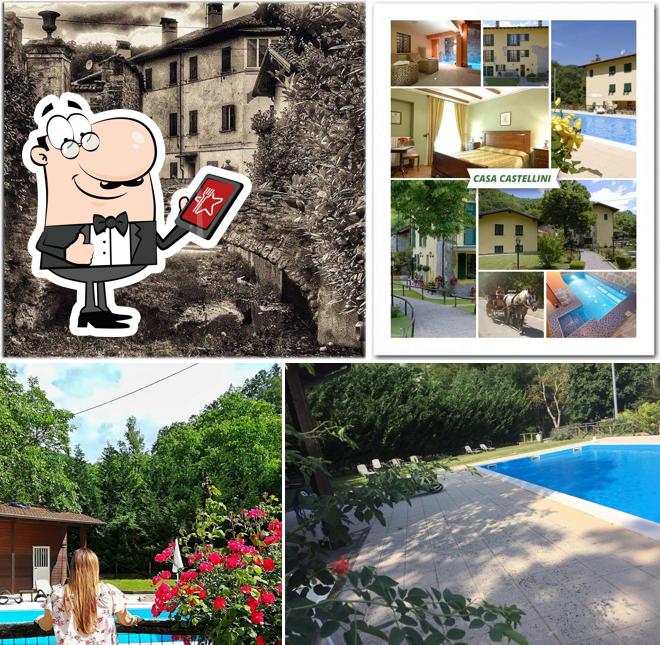 Gli esterni di agriturismo casa castellini