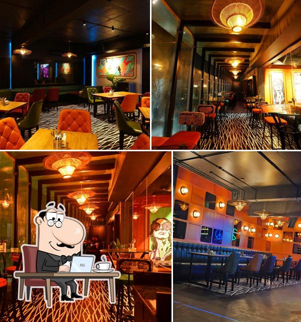 The interior of BOHO Sarjapur