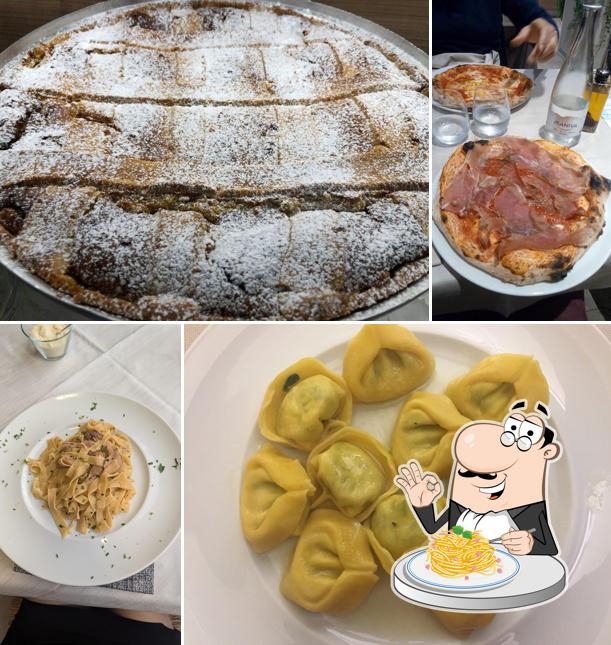 Spaghetti alla carbonara al Pizzeria Ristorante Tramonti Modena