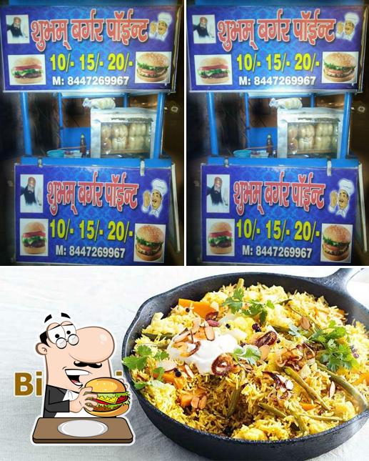 Get a burger at Shubham Fast Food