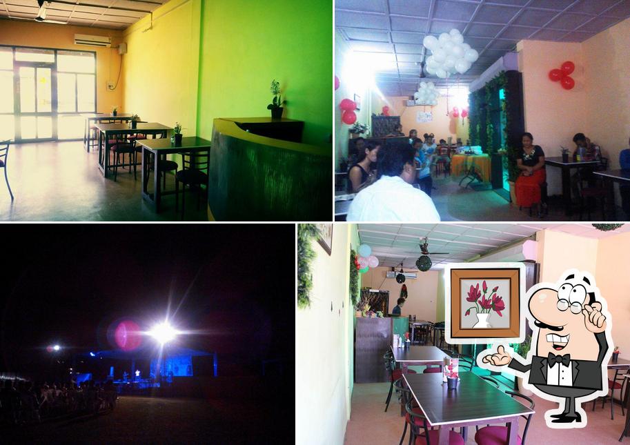 The interior of The dine restaurant
