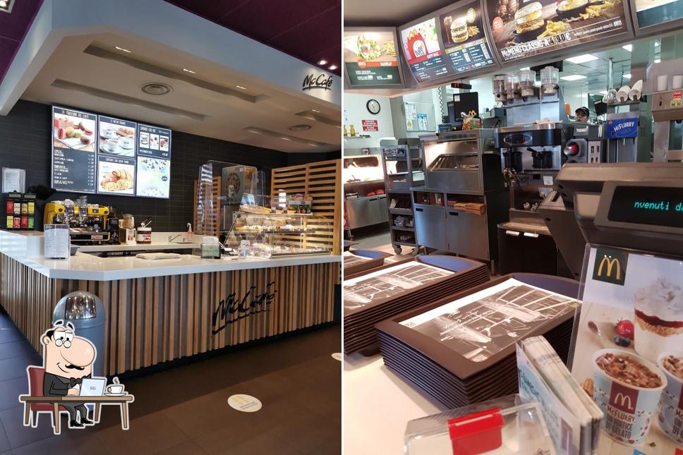 Gli interni di McDonald's