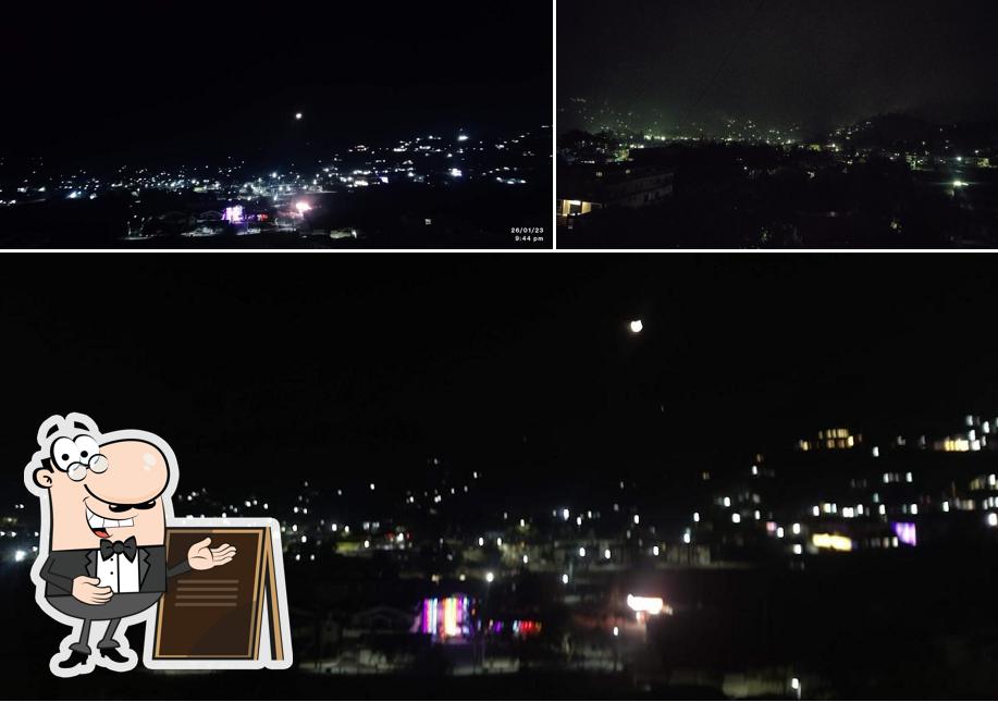 You can get some fresh air at the outside area of Midnight hotel and restaurant