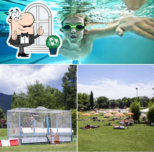 Gli esterni di Parco Acquatico Conca Verde