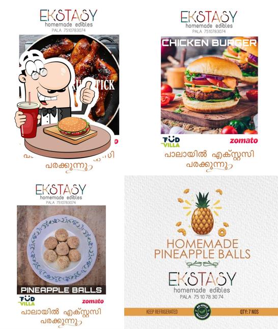 Hamburger at EKSTASY Homemade Edibles