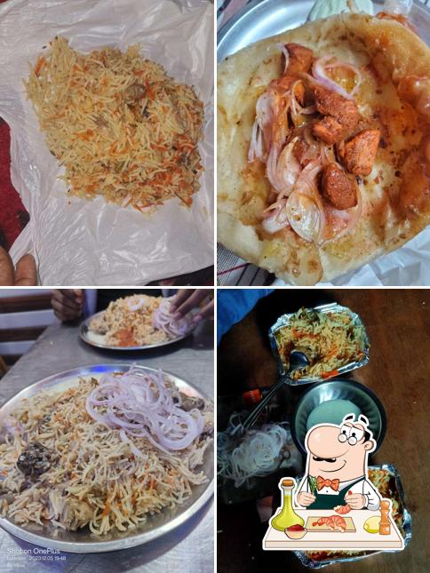 Shrimp and grits at Fahim Chicken Biryani