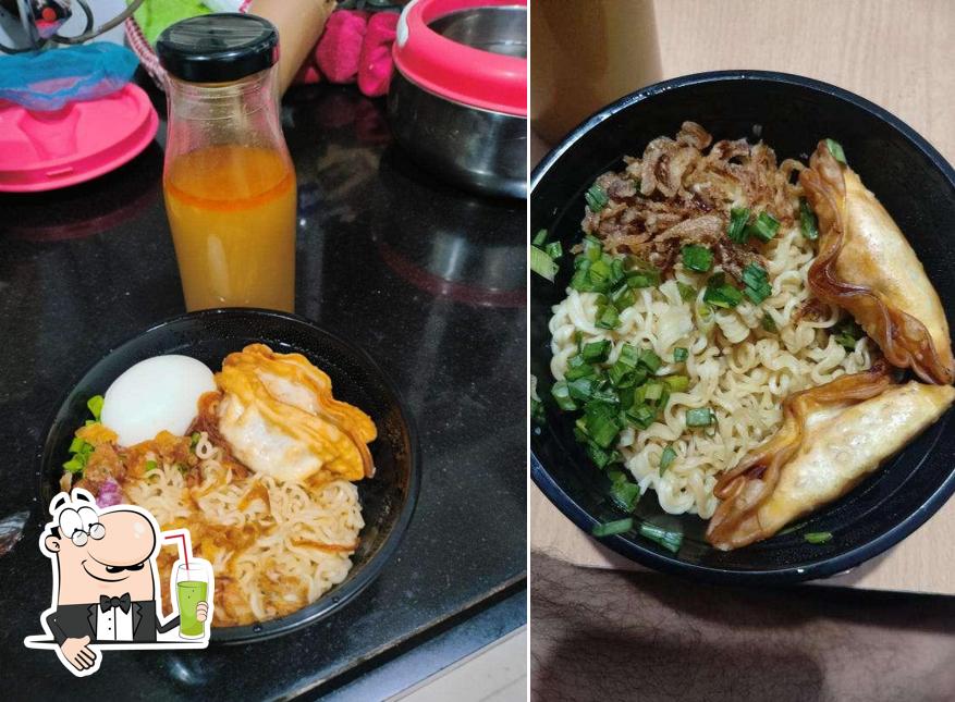 Enjoy a drink at Ichimonji Ramen & Bowls