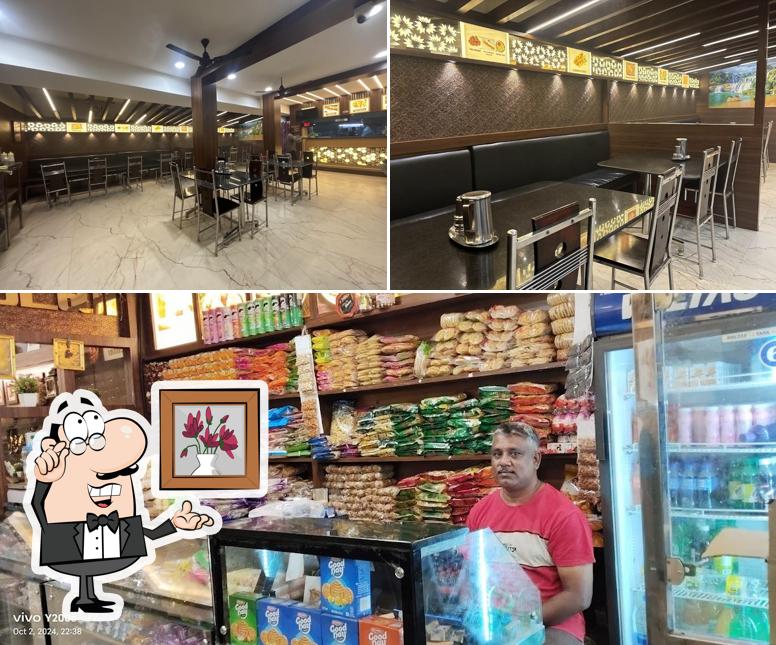 Check out how Jamuna veg restarurant looks inside