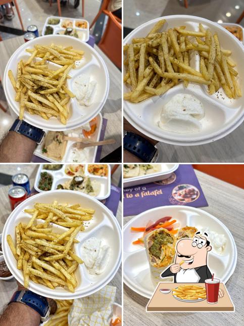 French fries at Tru Falafel