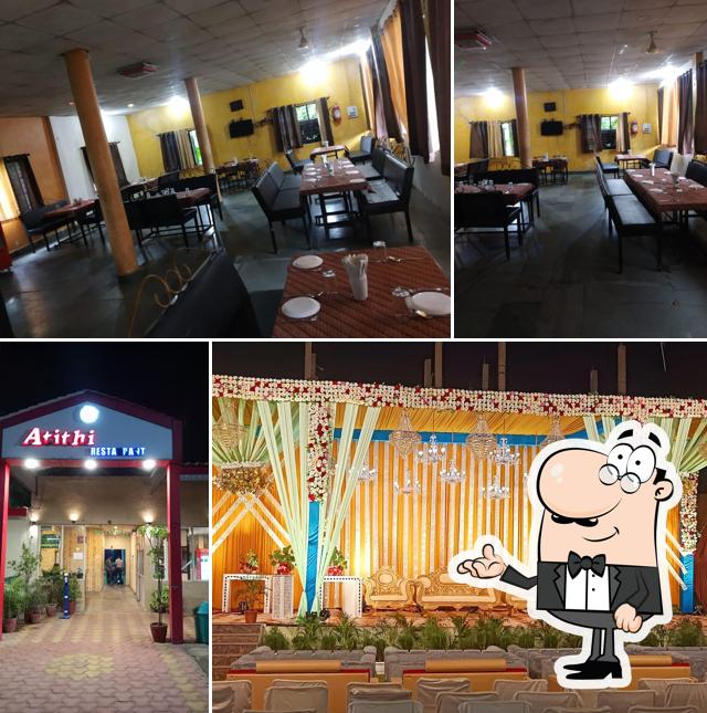 The interior of Atithi Marriage Garden & Restaurant