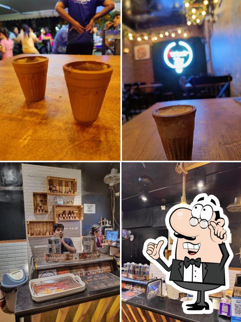 The interior of Baithack cafe Srusthi -Mira Road