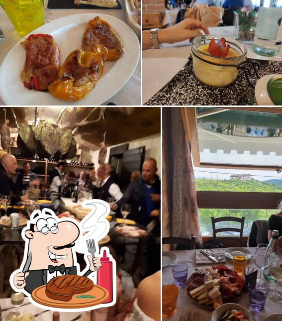 Ordina i un pasto a base di carne a B&B Alla Pergola