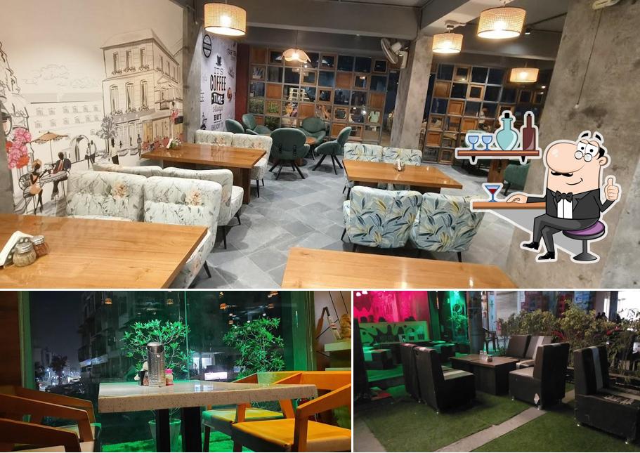 The interior of Cafe Creamoholic