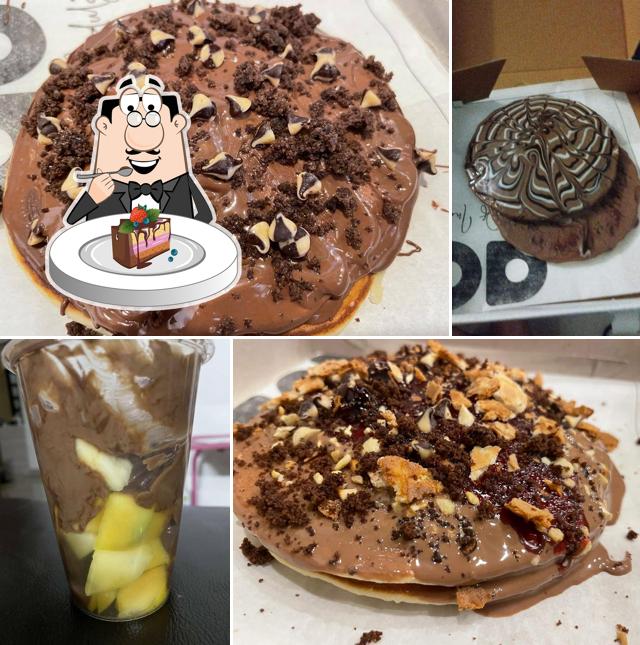 Chocolate cake at French Crepes And Pancake House