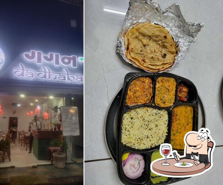 Food at Gagan Da Dhaba