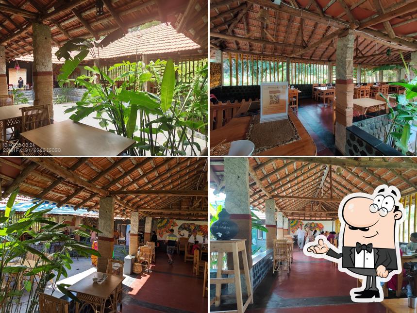 The interior of ITIHAKALA RESTAURANT ( Veg Hotel) HALEBIDU / BELUR