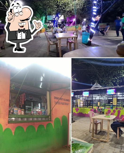 The interior of Kumar Punjabi Dhaba