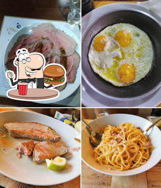 Ordina un hamburger a Osteria la Legnata
