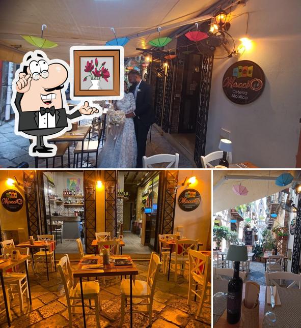 Dai un'occhiata agli interni di MACCIO restaurant Osteria Alcolica