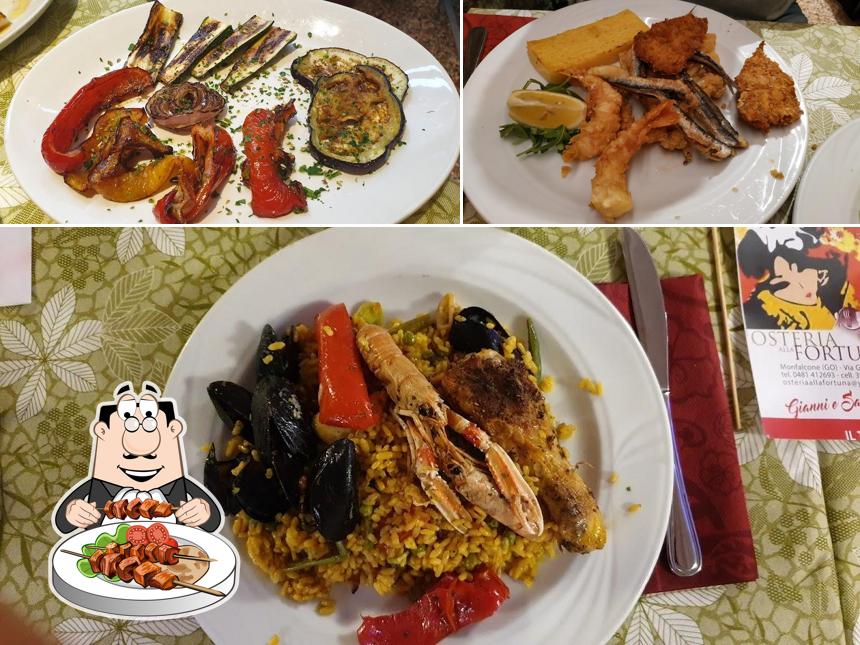 Platti al Osteria Alla Fortuna