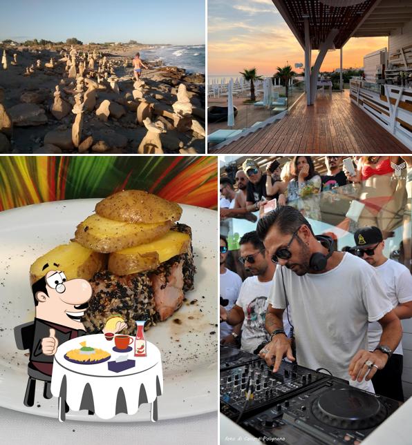 Prova un hamburger a Tayga Beach