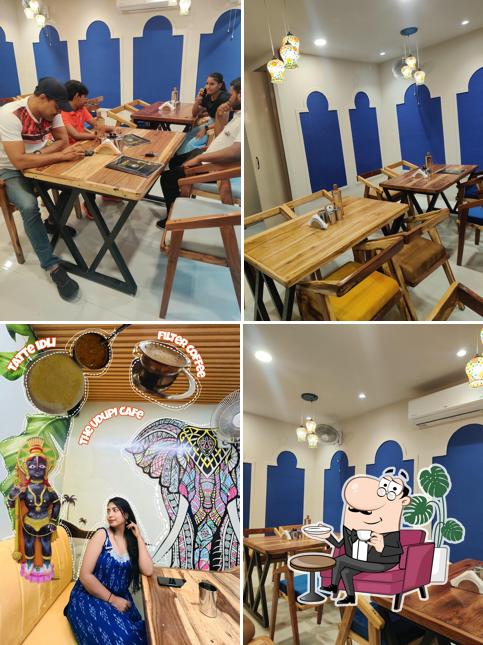 The interior of The Udupi Cafe