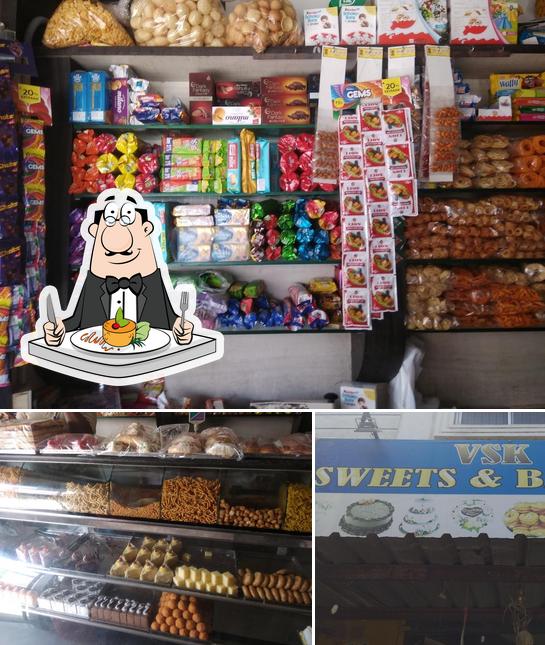 Food at VSK Sweets & Bakery