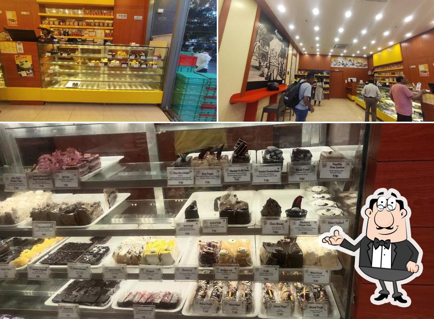 The interior of Merwans Cake Stop