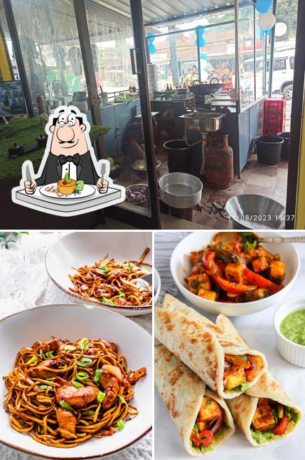 The restaurant's food and beverage