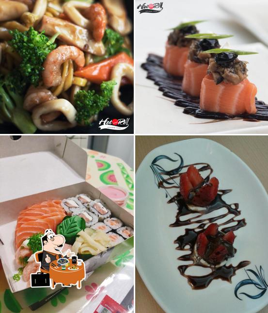 Experimente diversos itens de frutos do mar oferecidos no Hot and Roll - Boulevard Londrina Shopping